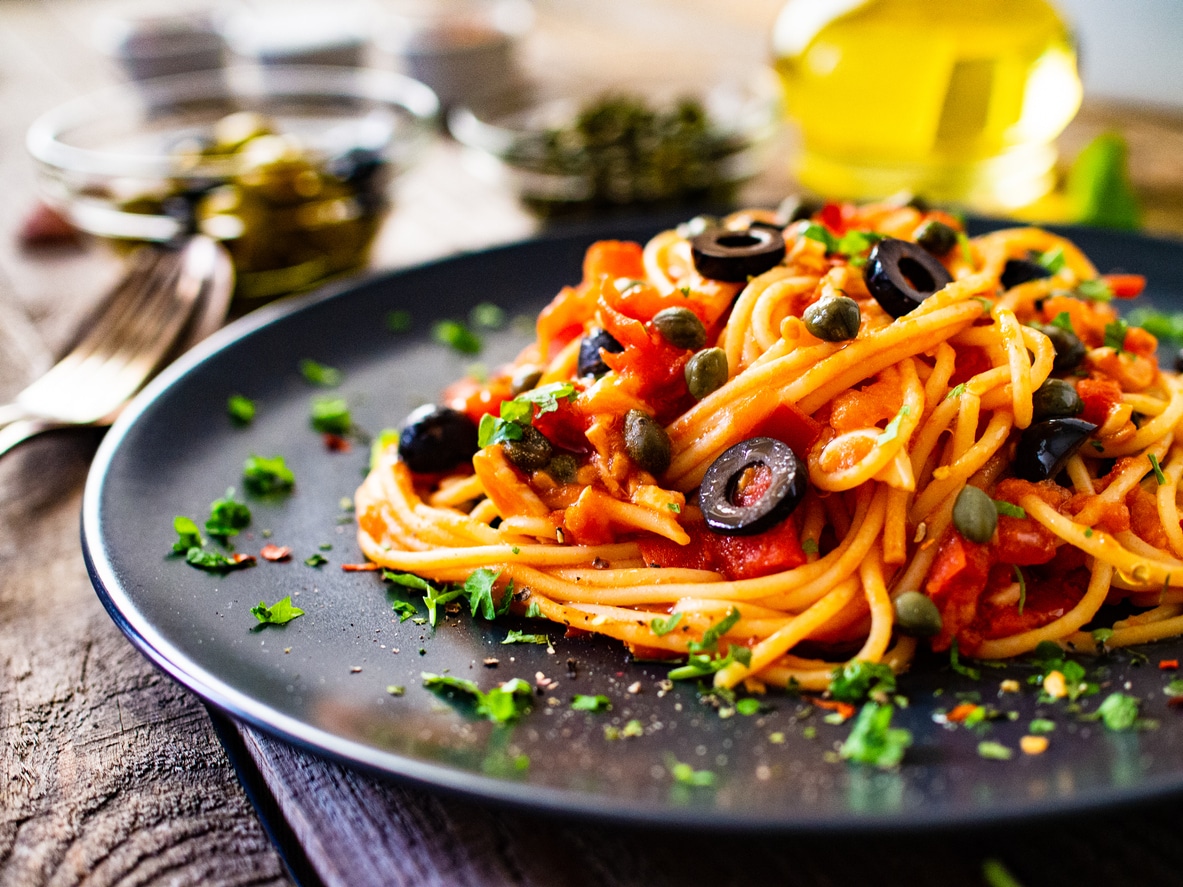 Spaghetti alla Puttanesca Rezept