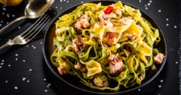 Tagliatelle mit Lachs