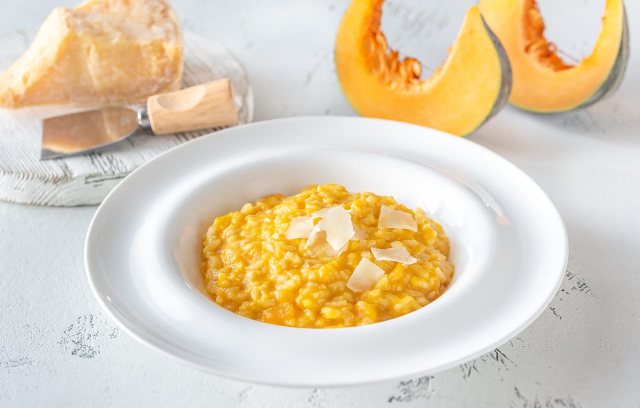 Kürbis Risotto