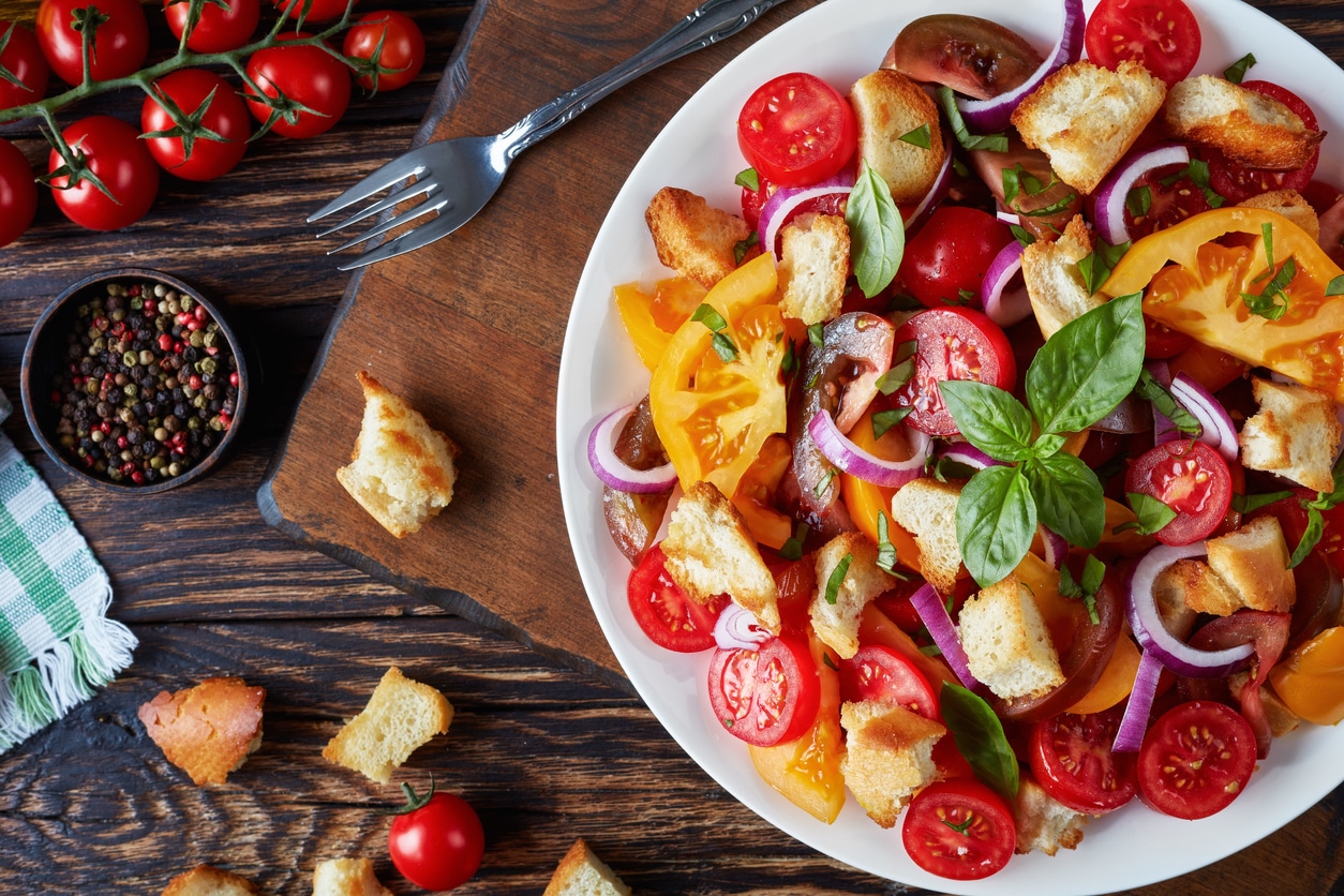 Panzanella - Italienischer Brotsalat