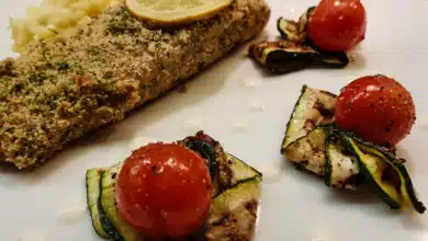 Lachsfilet unter Kartoffelkruste