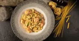 Tagliatelle mit Lachs