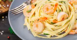 Tagliatelle mit Shrimps