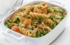 Pasta mit Lachs und Erbsen